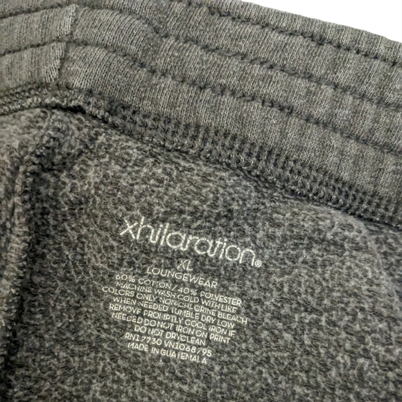 BOOTY Shorts Xhilaration Mossy Forest Army Green Pink 90s Stars Women's Size XL - Picture 4 of 4